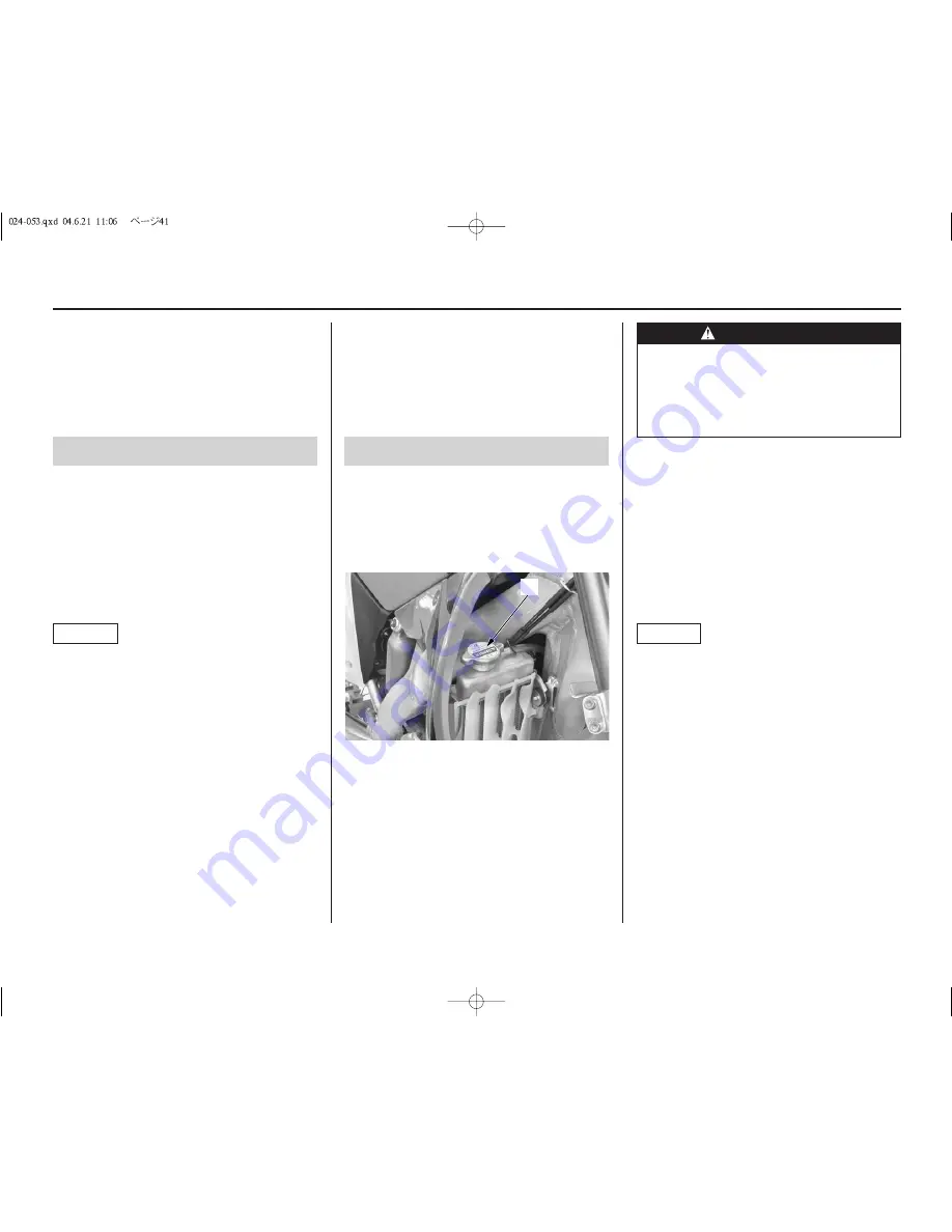 Honda CRF250R 2005 Owner'S Manual Download Page 45