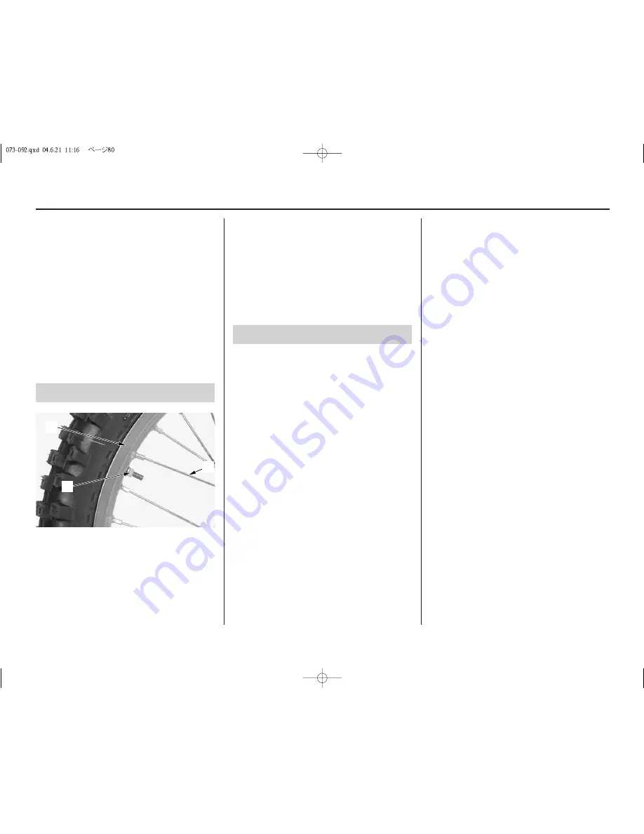 Honda CRF250R 2005 Owner'S Manual Download Page 84