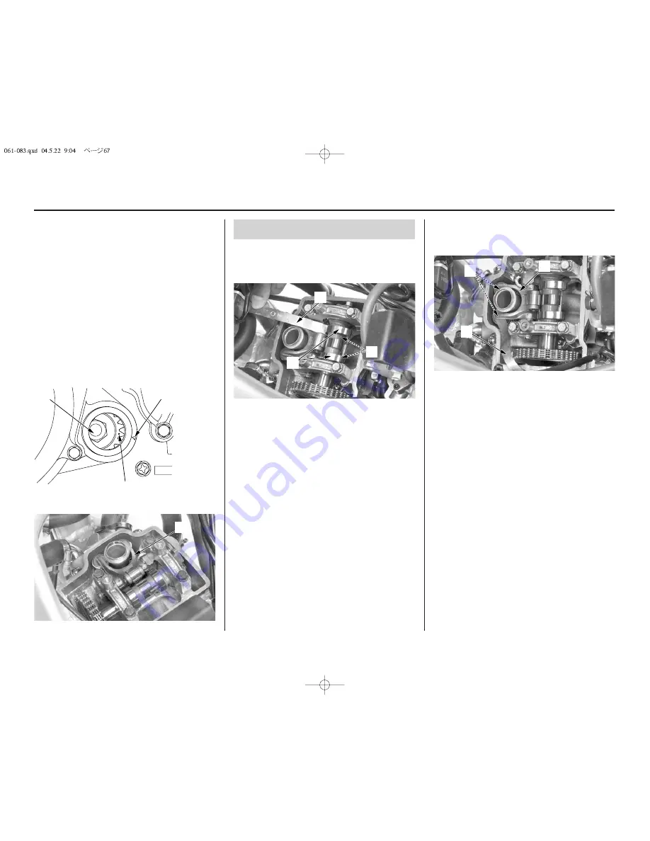 Honda CRF250X Owner'S Manual & Competition Handbook Download Page 73