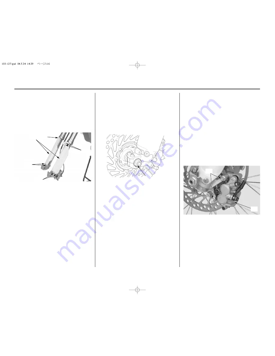 Honda CRF250X Owner'S Manual & Competition Handbook Download Page 122