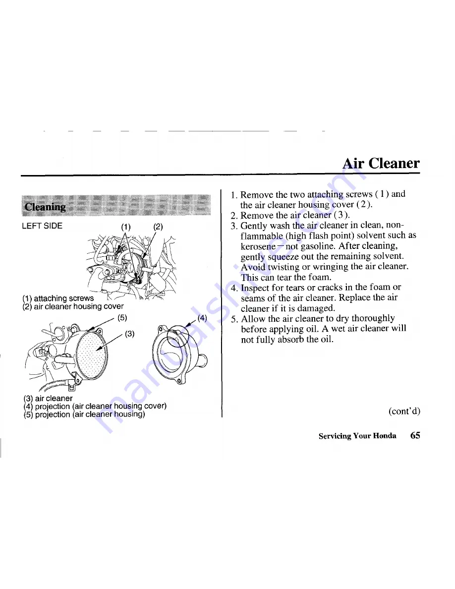 Honda CRF70F Owner'S Manual Download Page 75