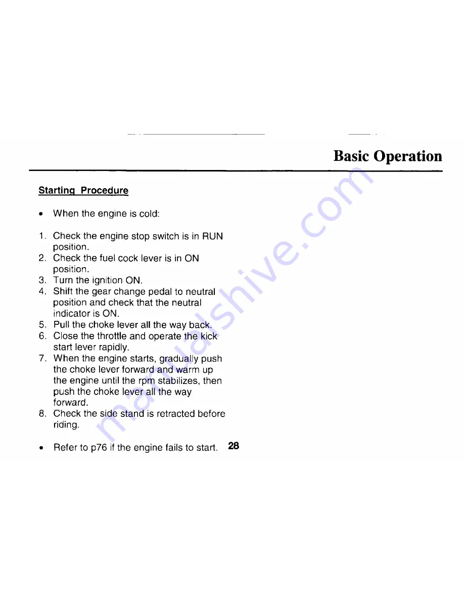 Honda CRM250AR Owner'S Manual Download Page 31