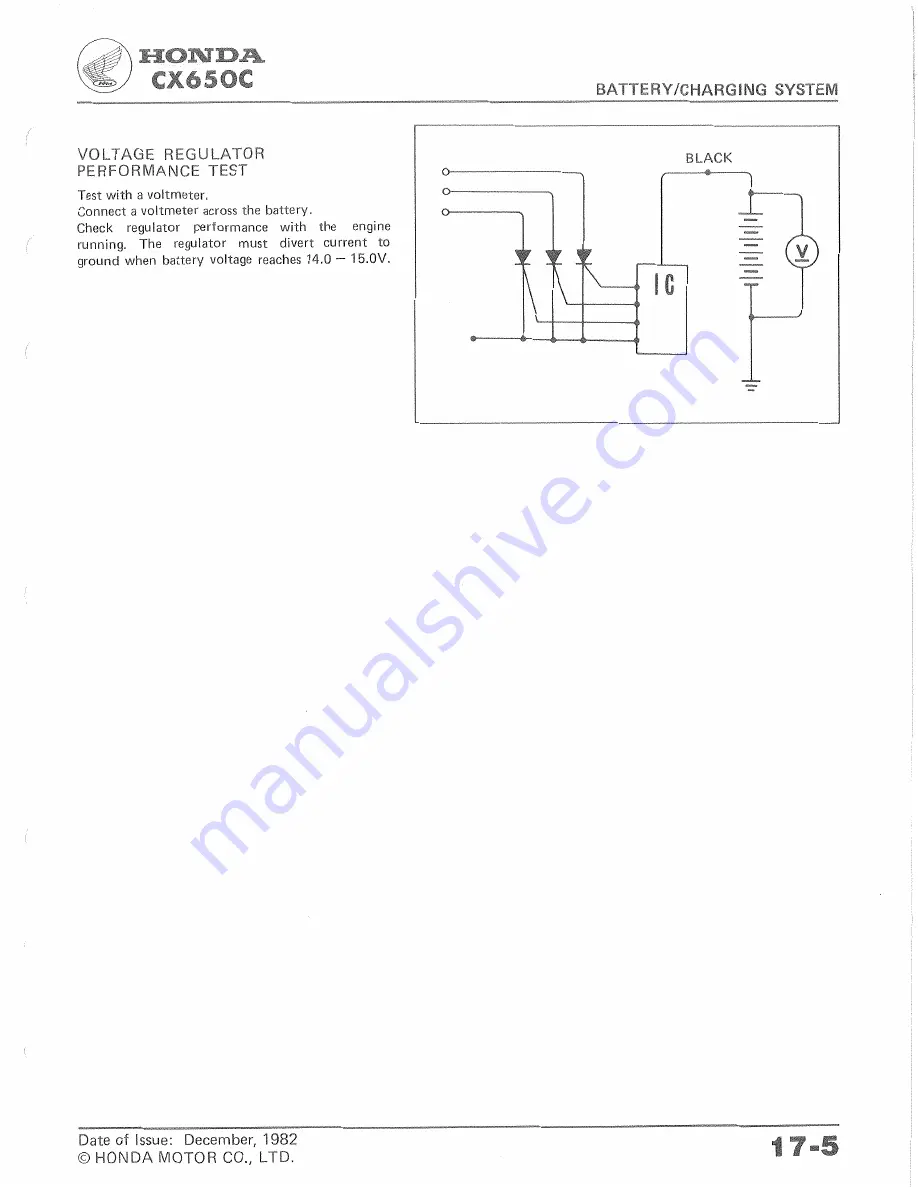 Honda CX650C 1983 Shop Manual Download Page 273