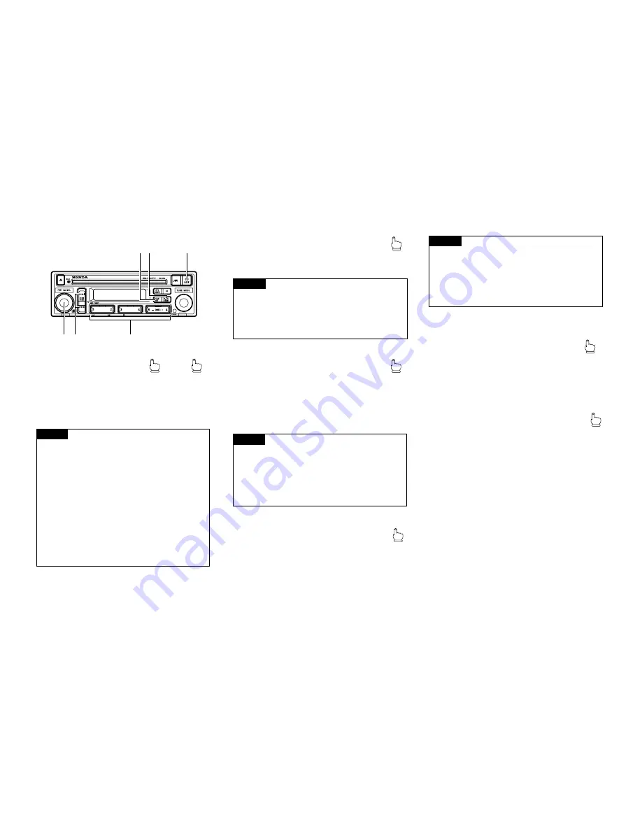 Honda DEH-M6156ZH Owner'S Manual Download Page 16