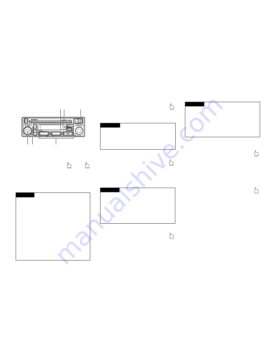 Honda DEH-M6156ZH Owner'S Manual Download Page 86