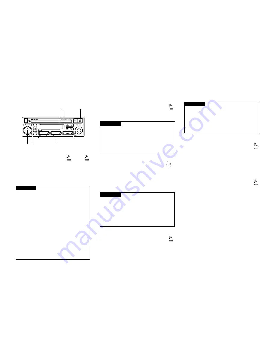 Honda DEH-M6156ZH Owner'S Manual Download Page 100