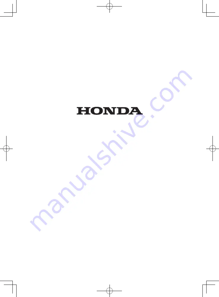 Honda DP72104Z Owner'S Manual Download Page 60