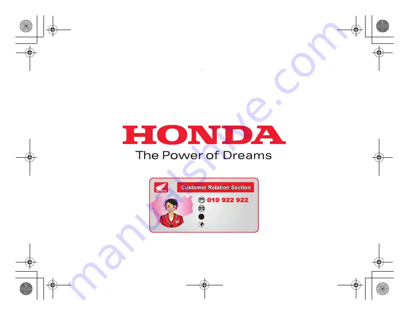 Honda DREAM 2022 Owner'S Manual Download Page 99