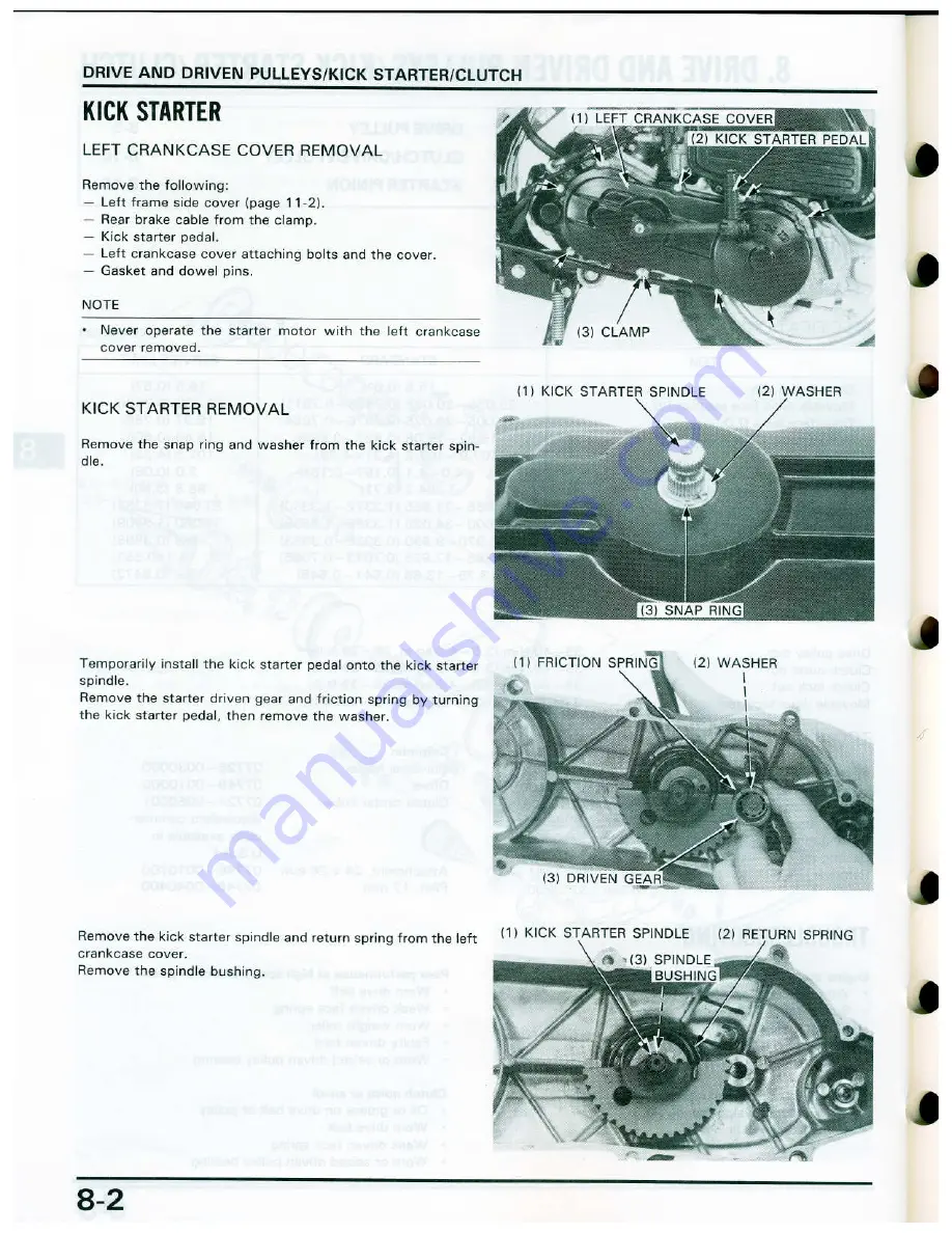 Honda Elite 50 1987 Скачать руководство пользователя страница 69