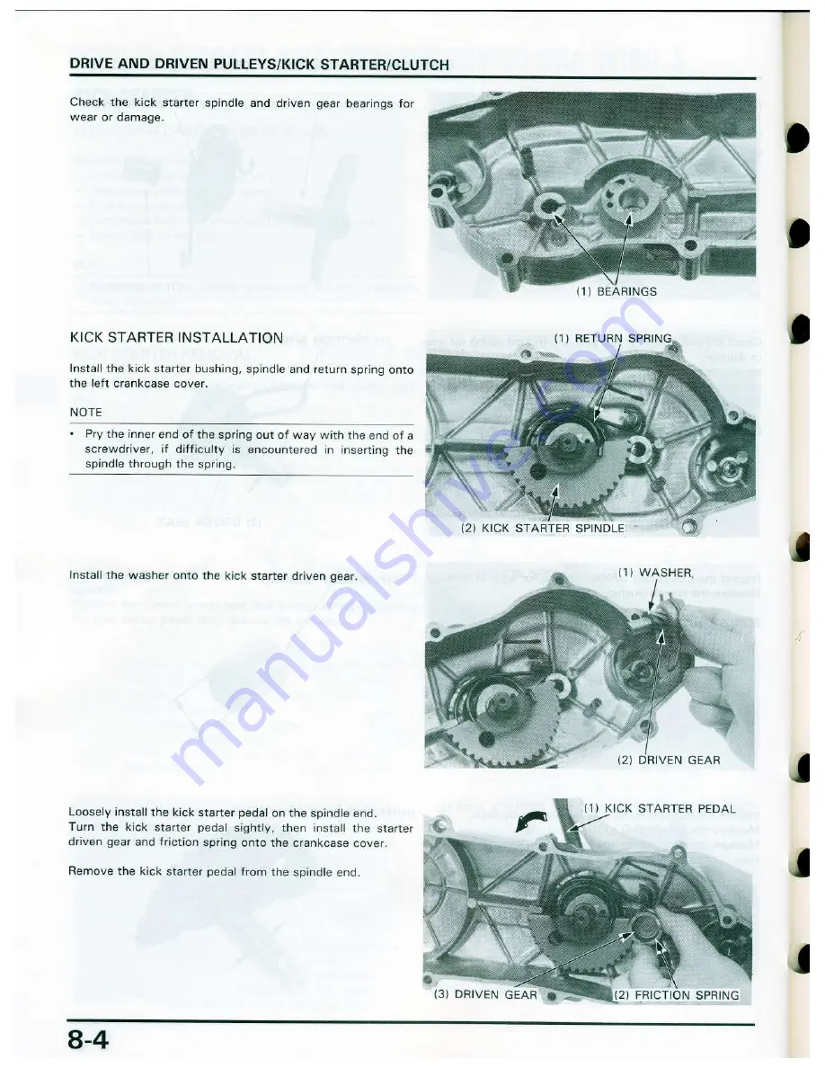 Honda Elite 50 1987 Скачать руководство пользователя страница 71