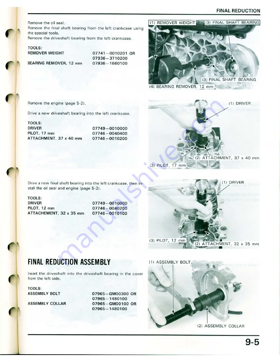 Honda Elite 50 1987 Скачать руководство пользователя страница 90