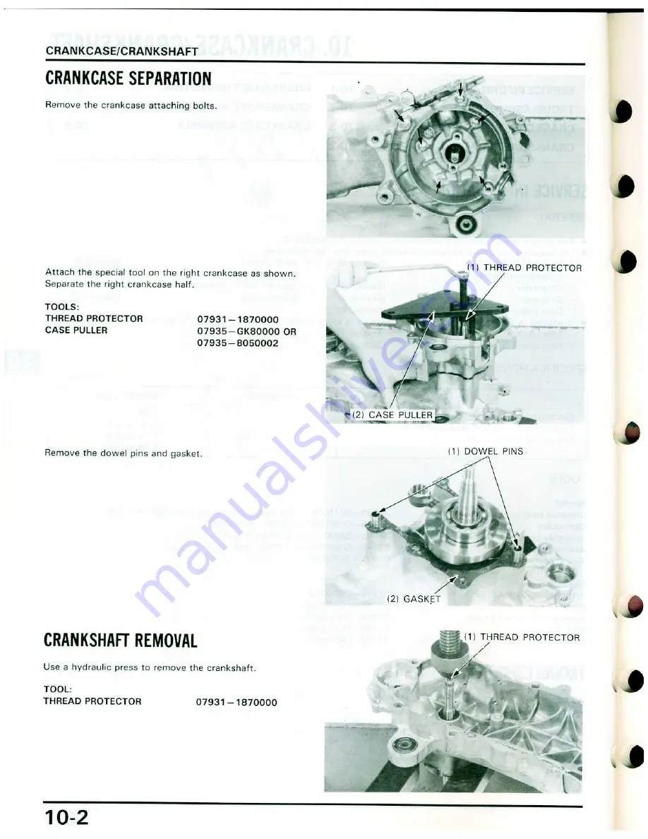 Honda Elite 50 1987 Скачать руководство пользователя страница 95