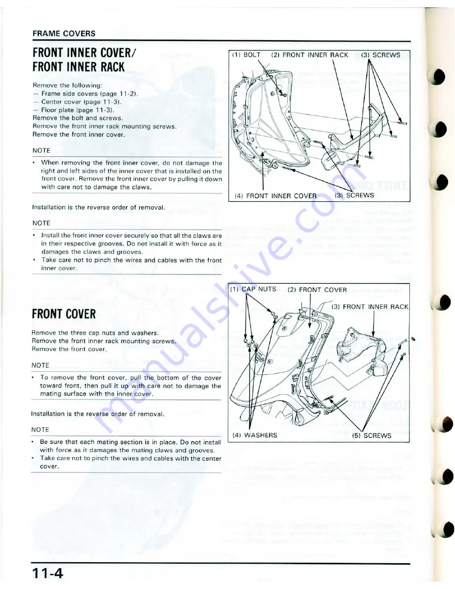 Honda Elite 50 1987 Скачать руководство пользователя страница 105