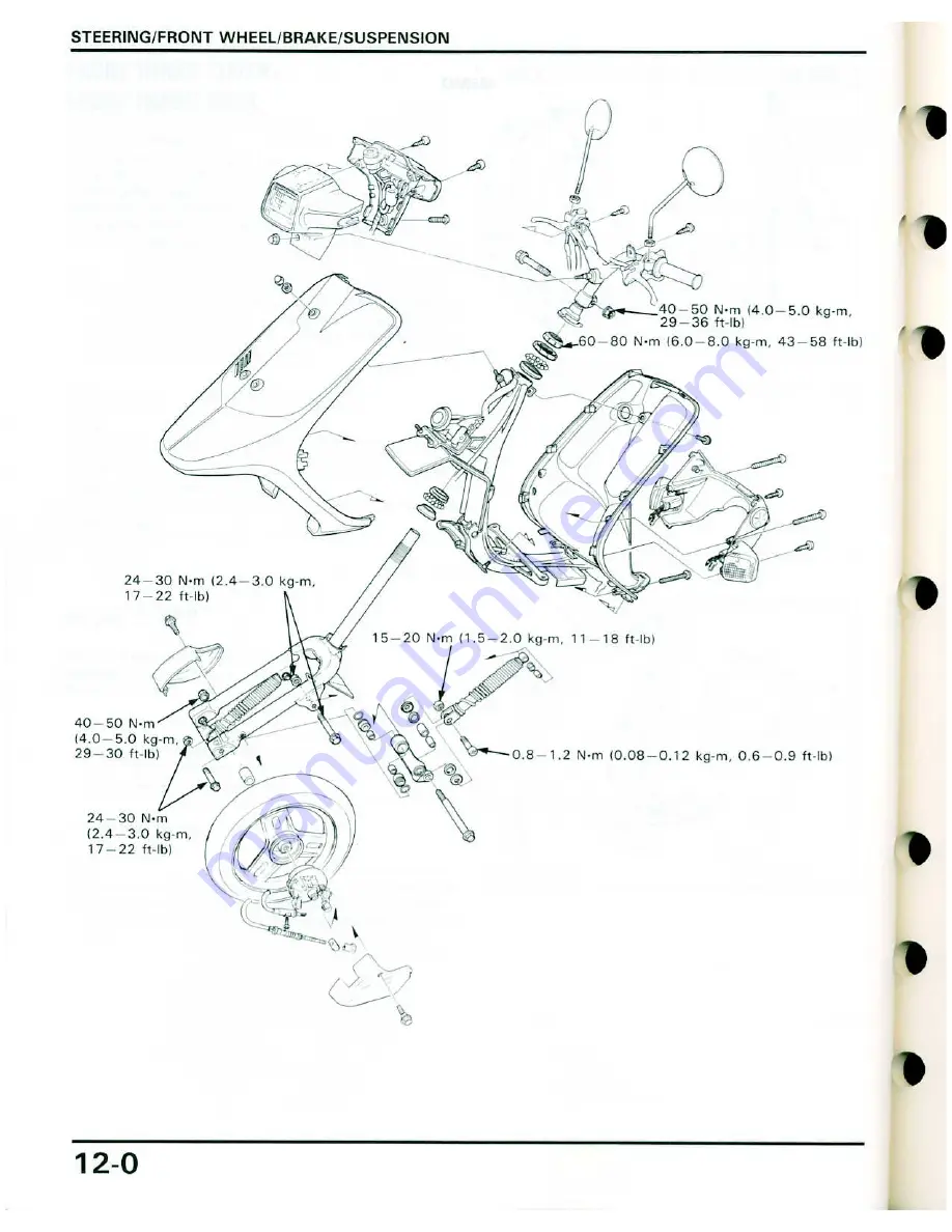 Honda Elite 50 1987 Скачать руководство пользователя страница 107