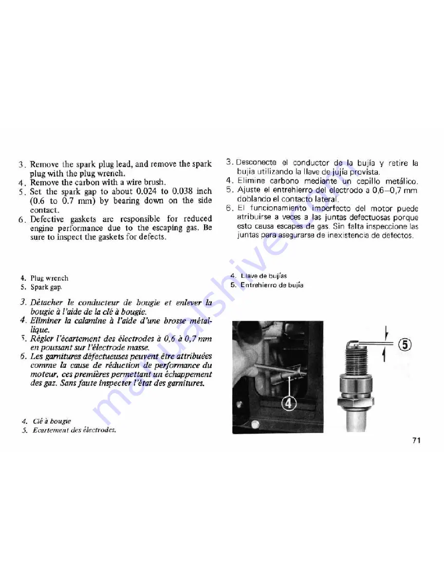 Honda EM 5000 A Owner'S Manual Download Page 72