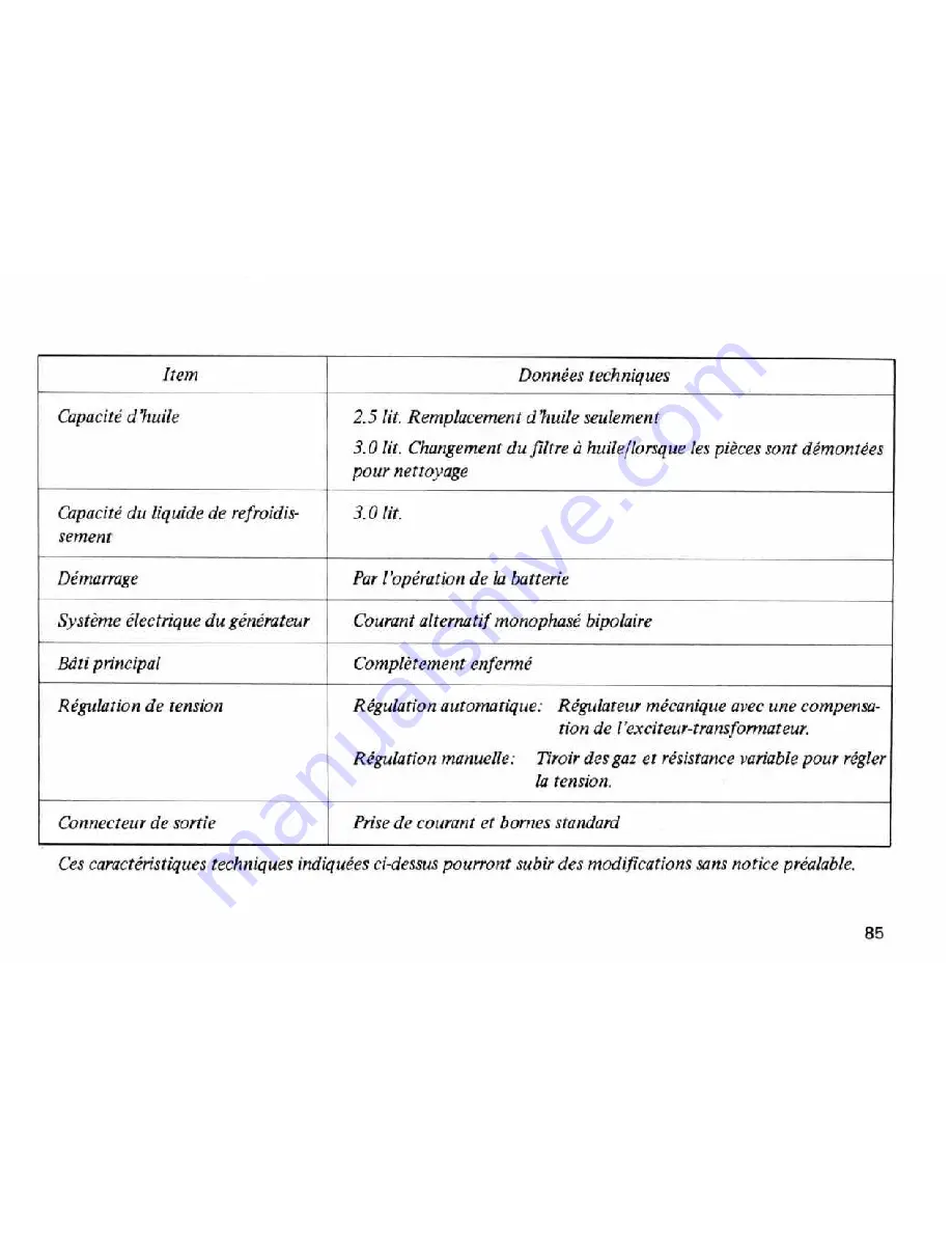 Honda EM 5000 A Owner'S Manual Download Page 86