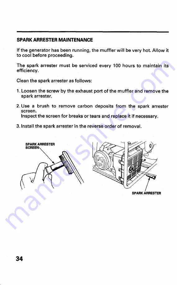 Honda EM6000GP Owner'S Manual Download Page 36