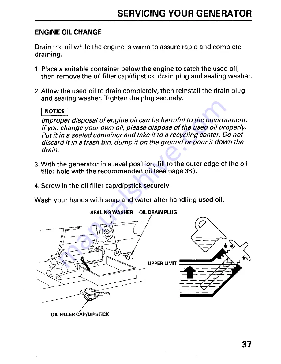 Honda EP2200CX Owner'S Manual Download Page 39