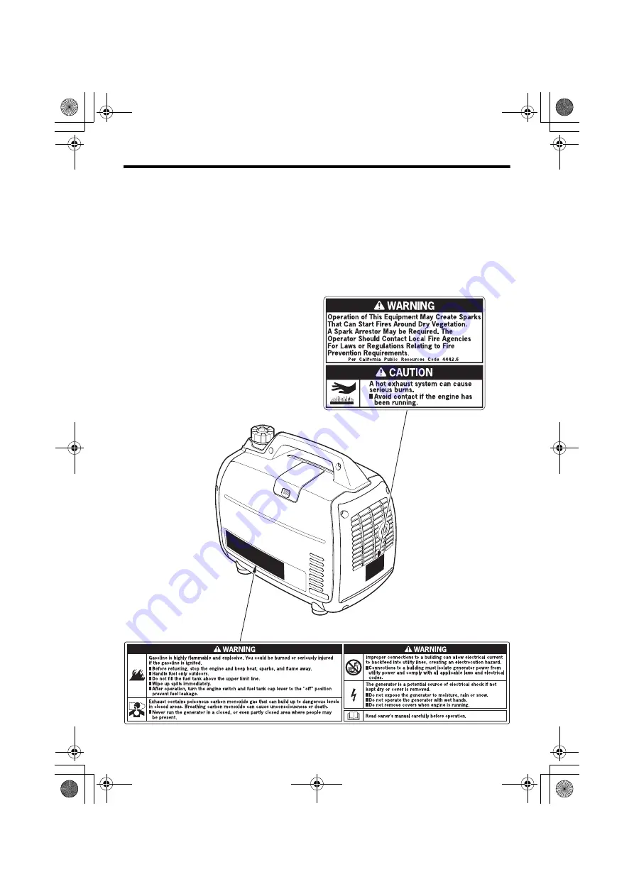 Honda EU22000i Owner'S Manual Download Page 11