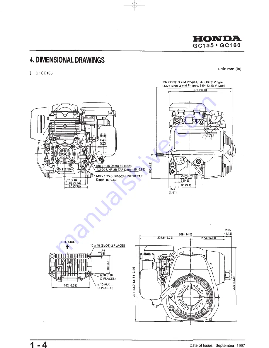 Honda GC160 Service Manual Download Page 7