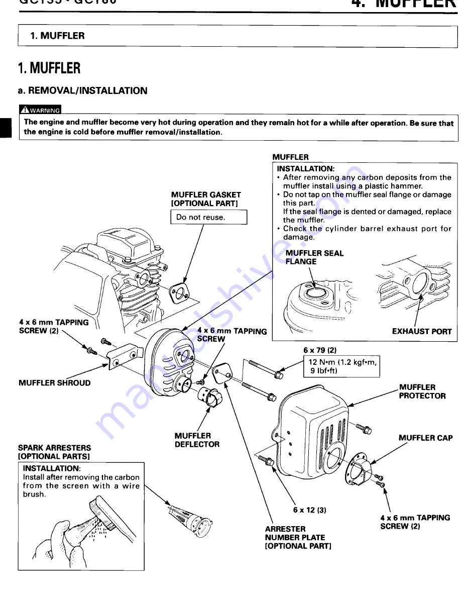 Honda GC160 Скачать руководство пользователя страница 43