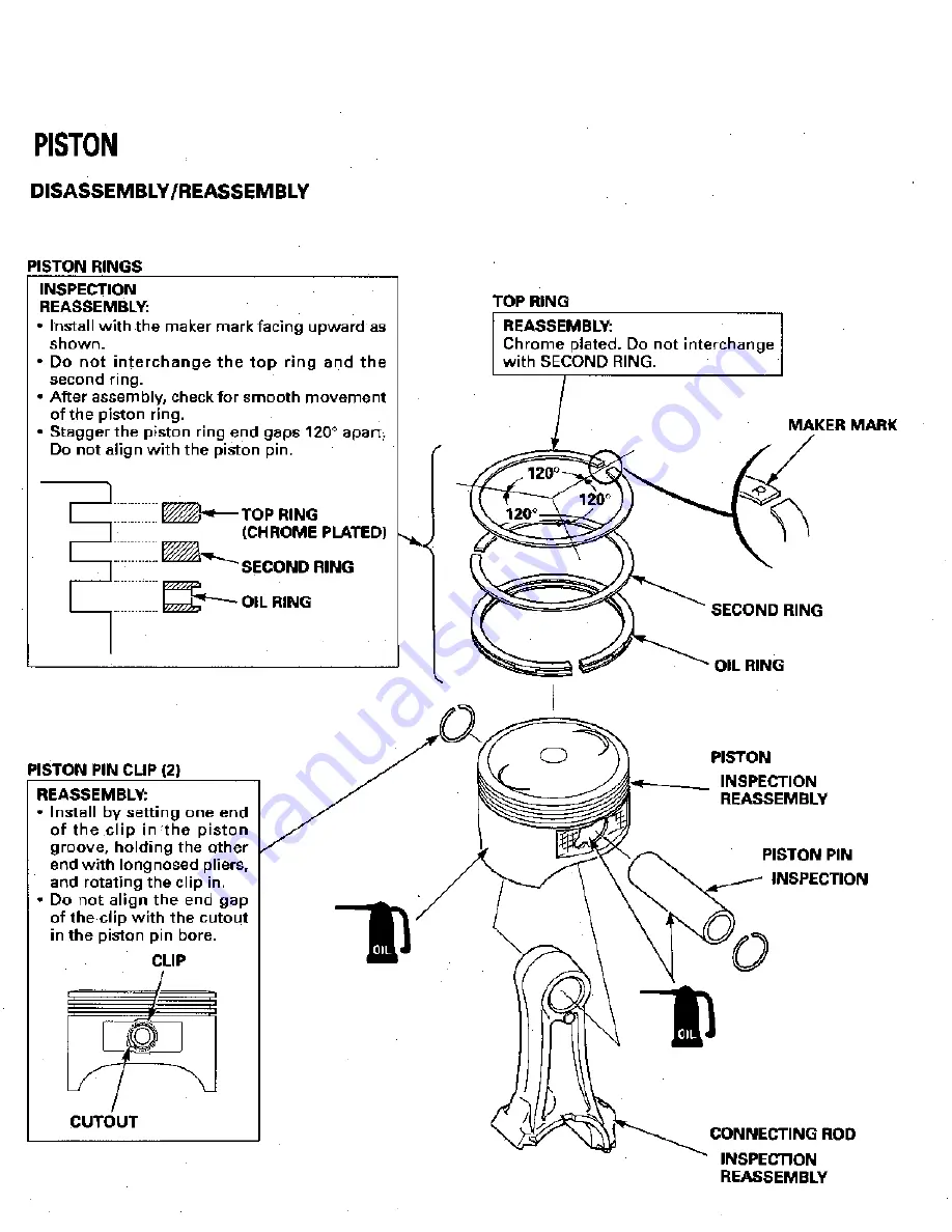 Honda GC160 Service Manual Download Page 68