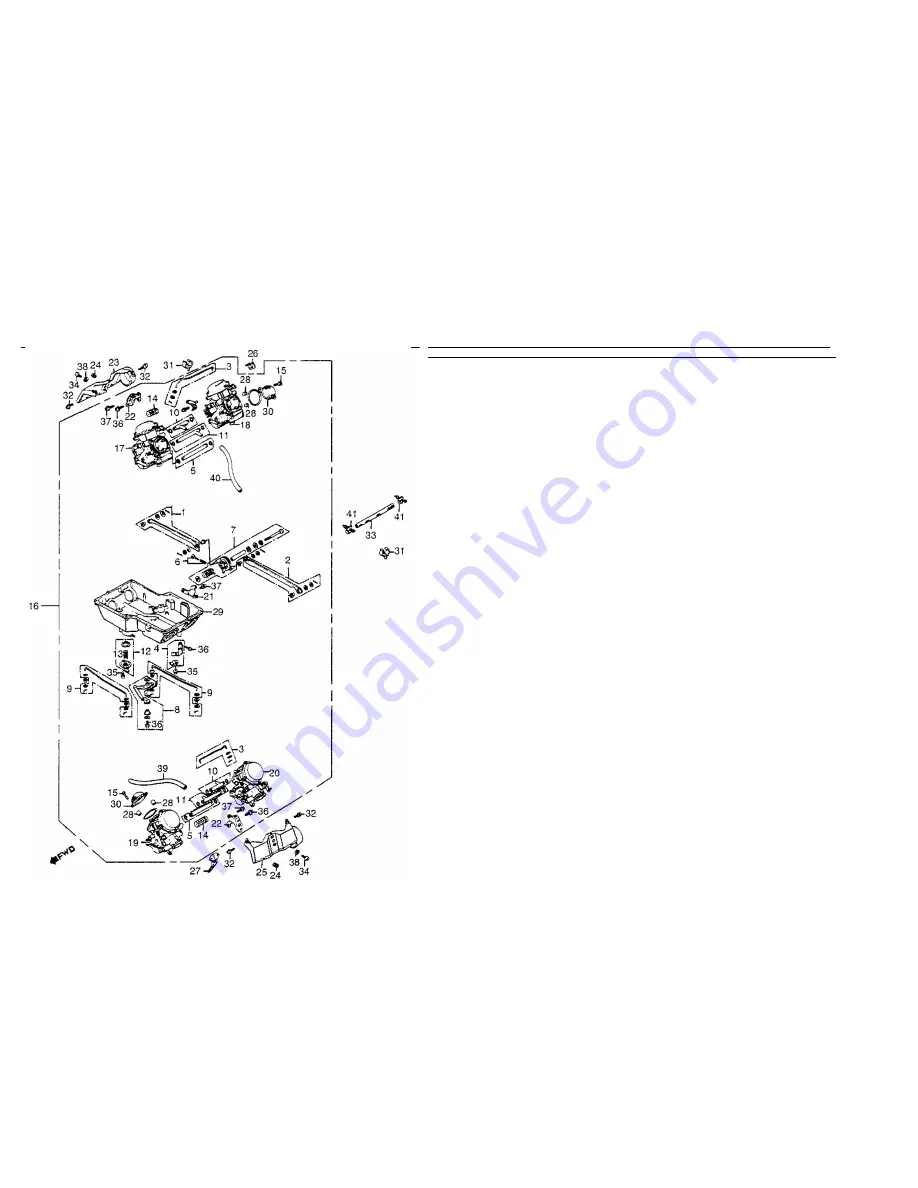 Honda GL 1200 A '84 Aspencade Parts Manual Download Page 58