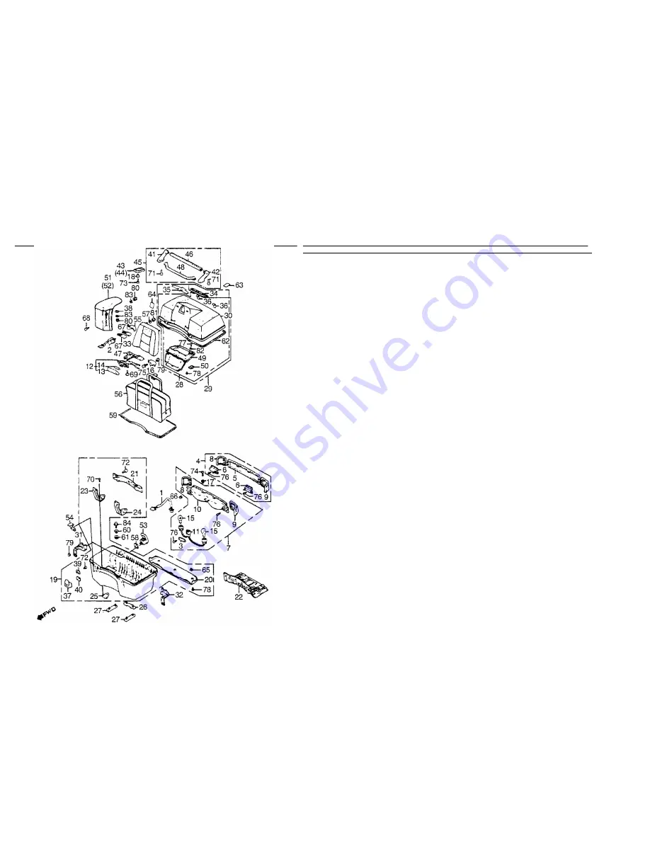 Honda GL 1200 A '84 Aspencade Parts Manual Download Page 233