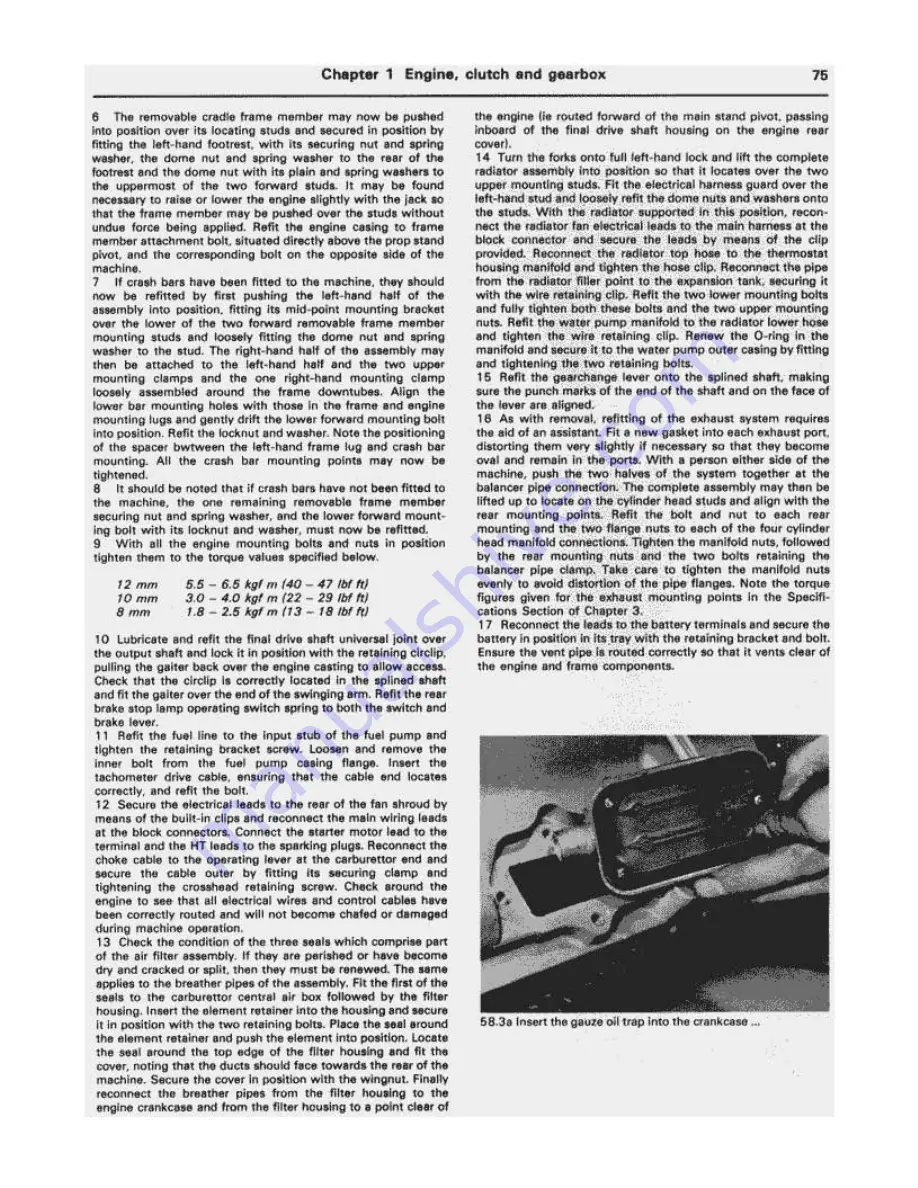 Honda GL1100 1979 Owners Workshop Manual Download Page 76