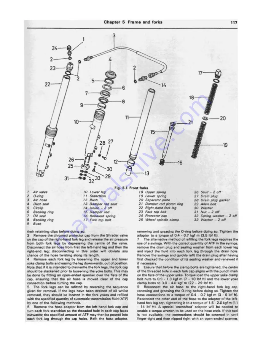 Honda GL1100 1979 Owners Workshop Manual Download Page 118