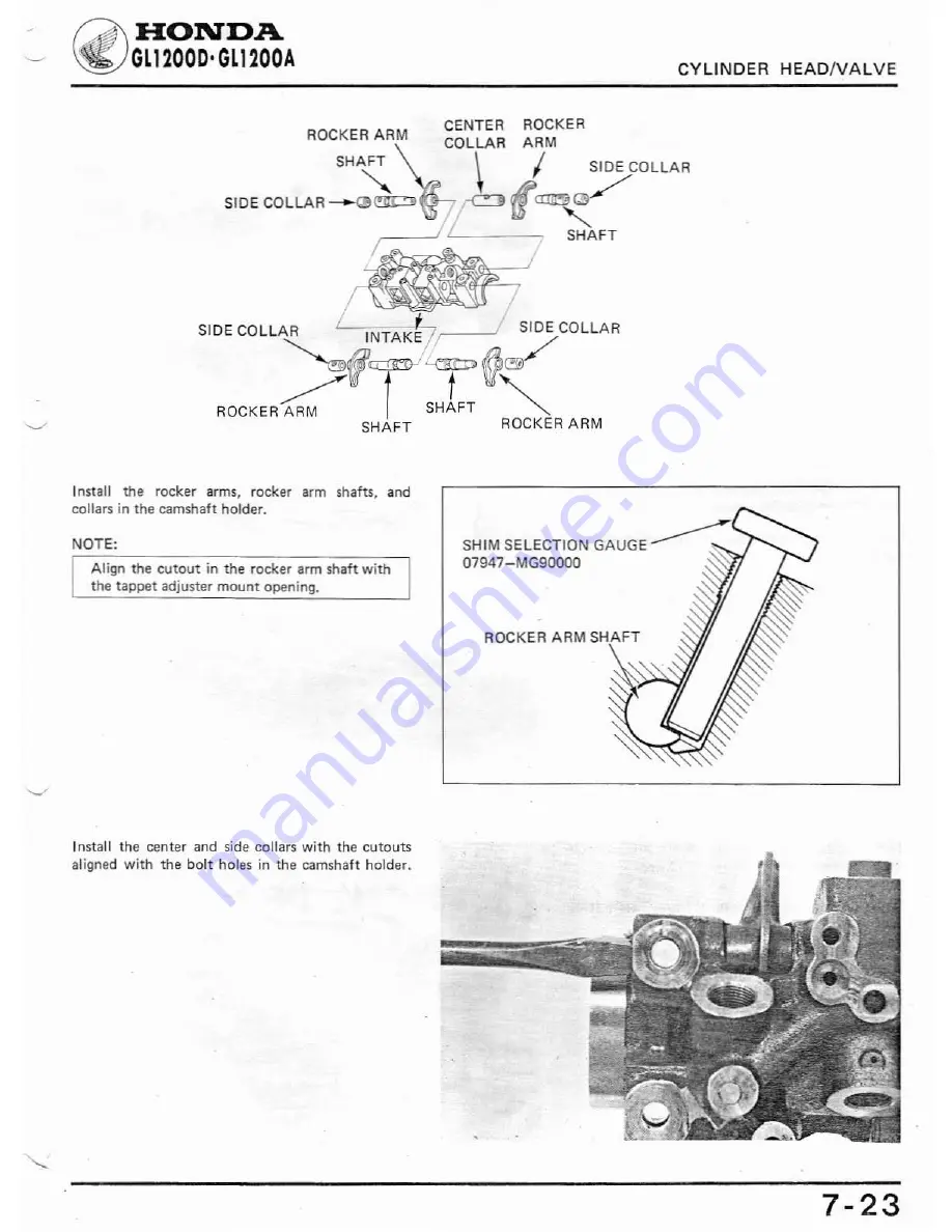 Honda GL1200A Shop Manual Download Page 134