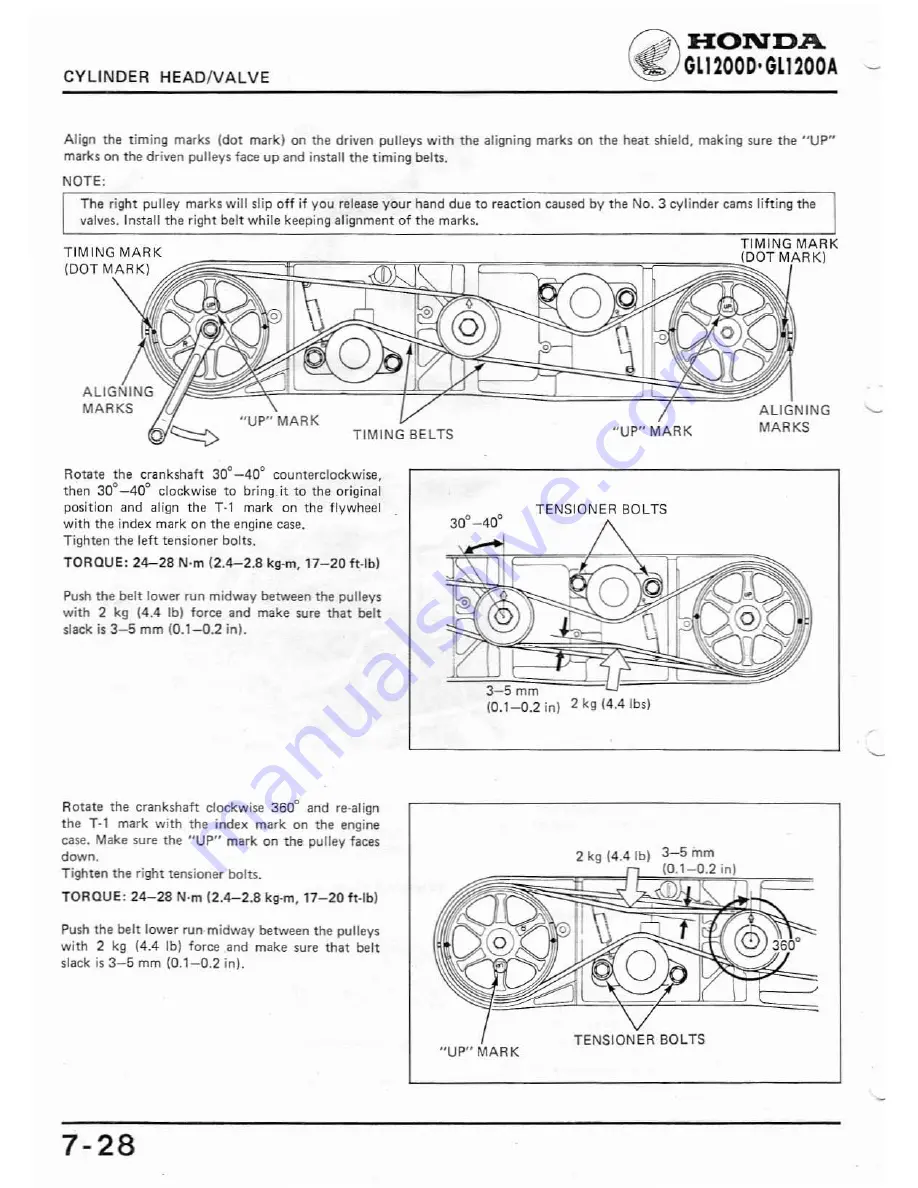 Honda GL1200A Shop Manual Download Page 139