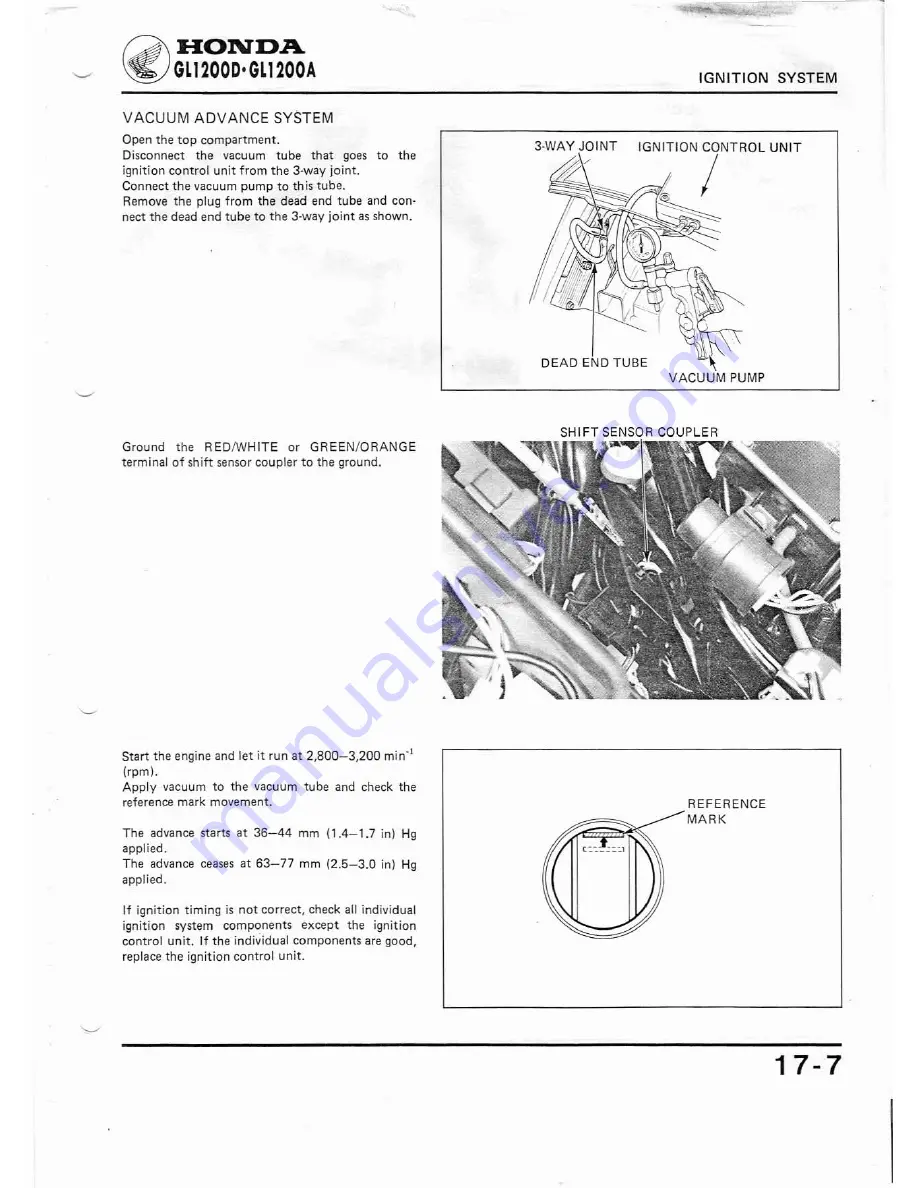 Honda GL1200A Shop Manual Download Page 344