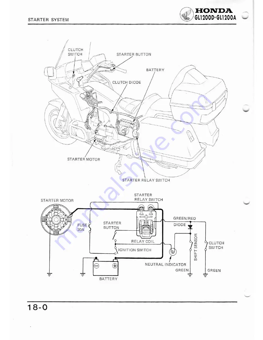 Honda GL1200A Shop Manual Download Page 347