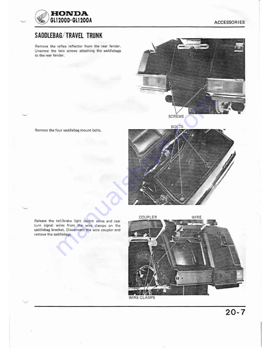 Honda GL1200A Скачать руководство пользователя страница 388