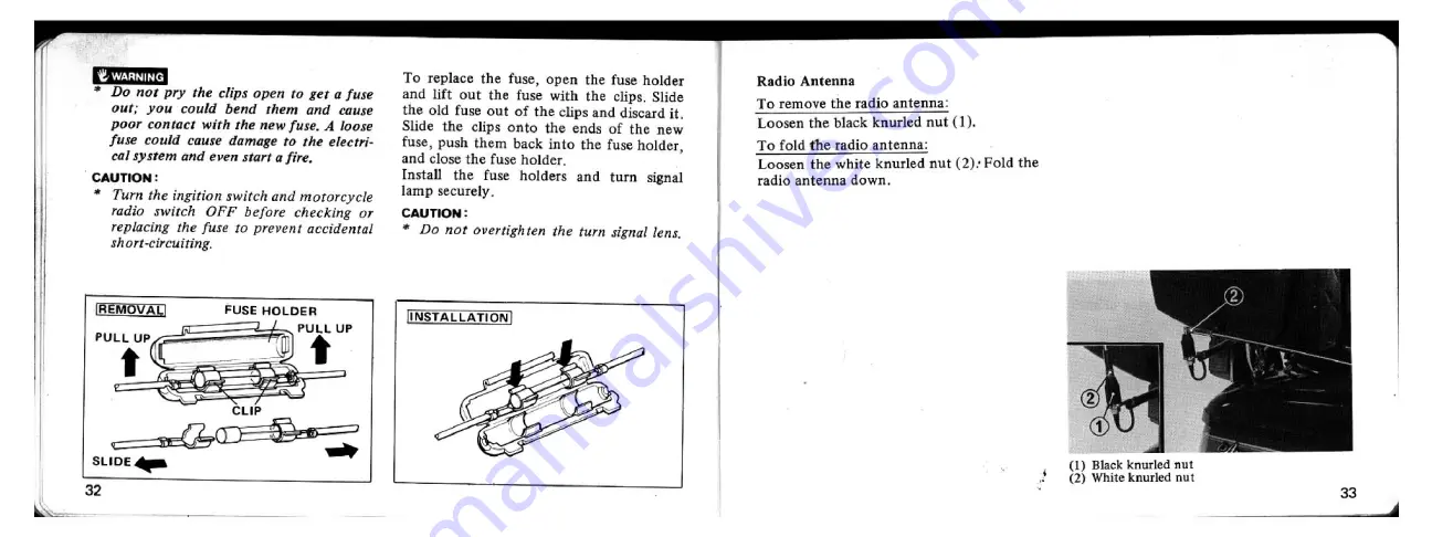 Honda Goldwing GL1100 Aspencade 1982 Owner'S Manual Download Page 20