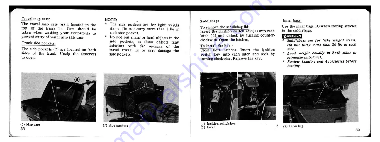 Honda Goldwing GL1100 Aspencade 1982 Owner'S Manual Download Page 23