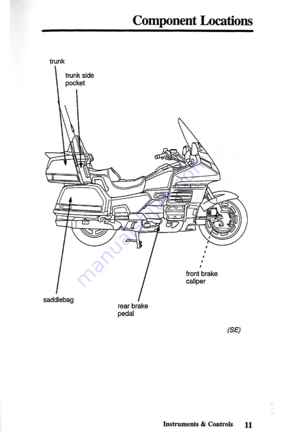 Honda GoldWing GL1500 2000 Скачать руководство пользователя страница 18