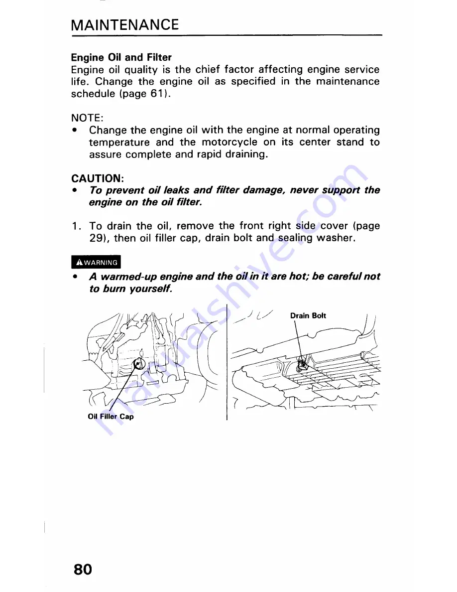 Honda GOLDWING GL1500 Owner'S Manual Download Page 90