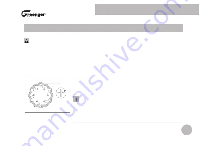 Honda Greenger CRF-E2 2022 Owner'S Manual Download Page 124