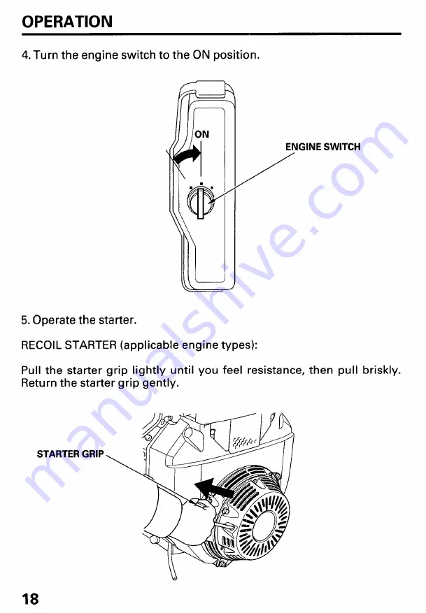 Honda GX 610 standard Owner'S Manual Download Page 21