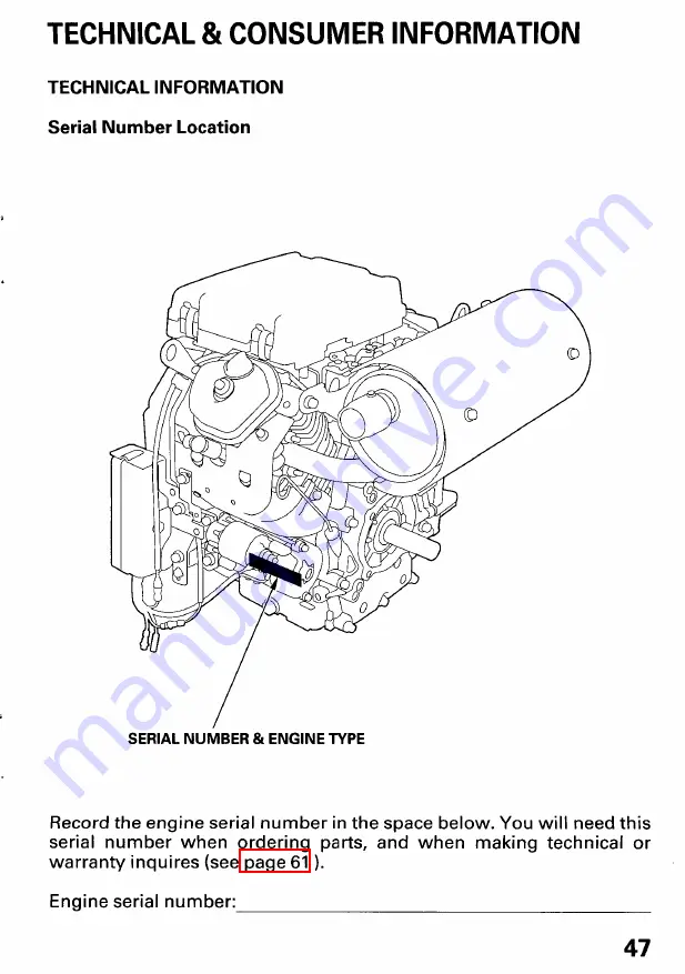 Honda GX 610 standard Owner'S Manual Download Page 50