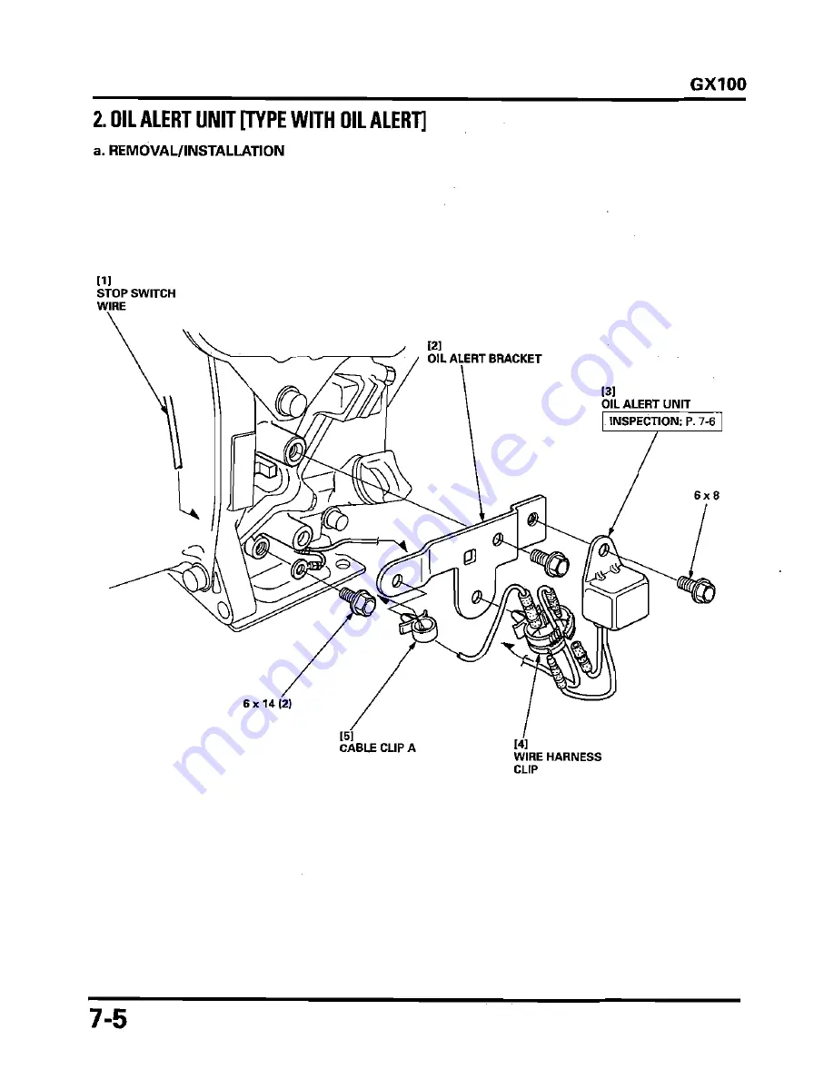 Honda GX100 Скачать руководство пользователя страница 122