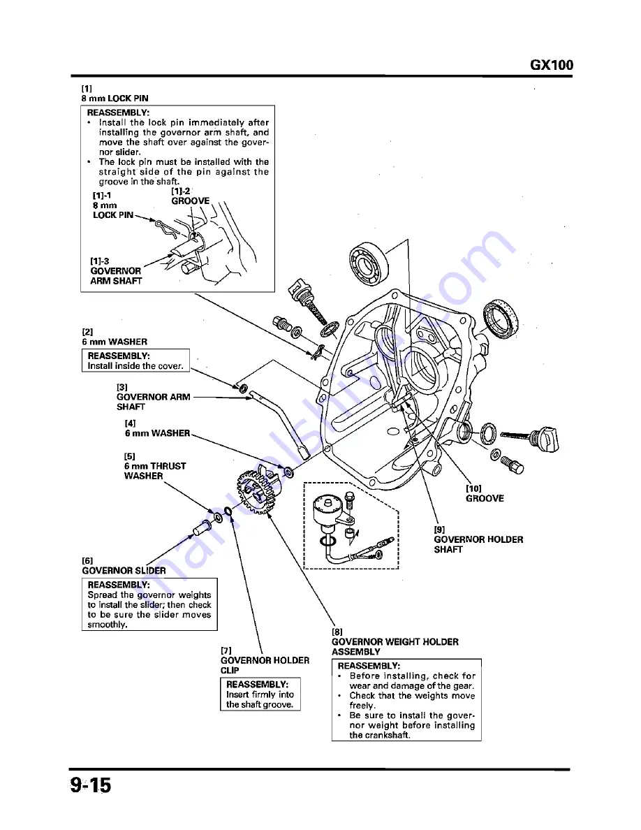 Honda GX100 Скачать руководство пользователя страница 164