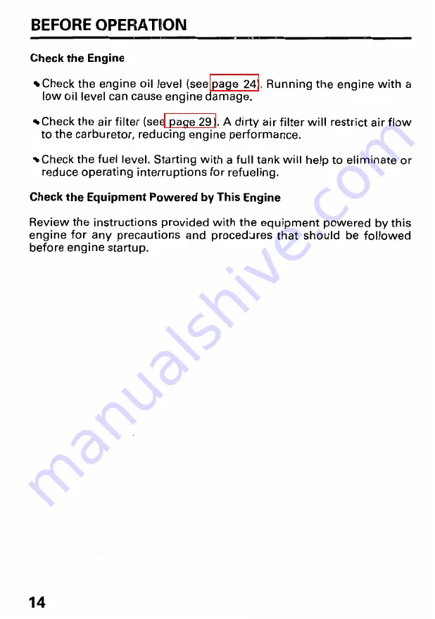 Honda GXV610 Owner'S Manual Download Page 17