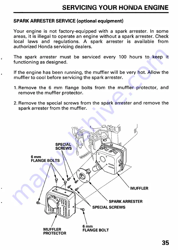 Honda GXV610 Owner'S Manual Download Page 38