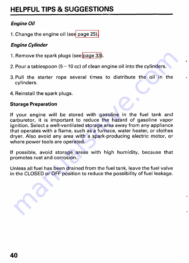 Honda GXV610 Owner'S Manual Download Page 43