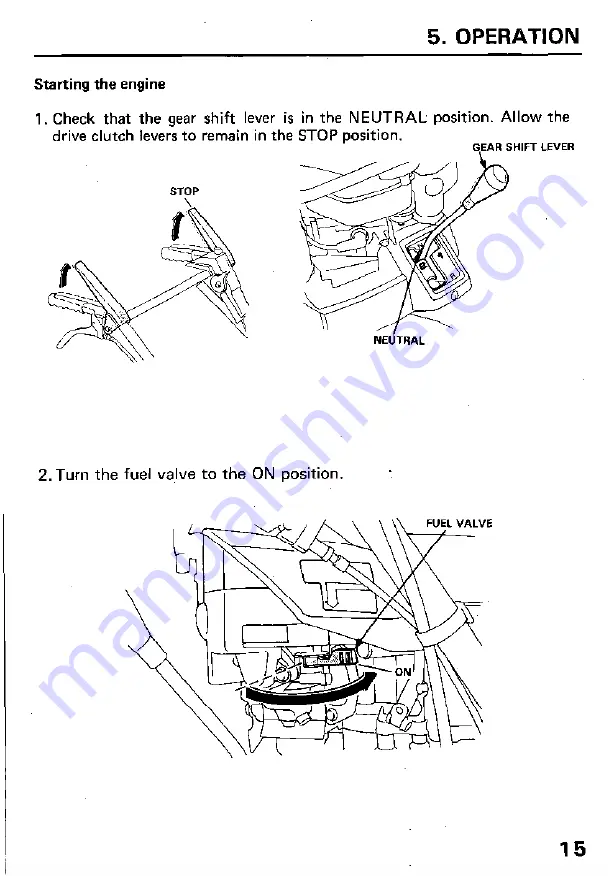 Honda HP250 Owner'S Manual Download Page 17