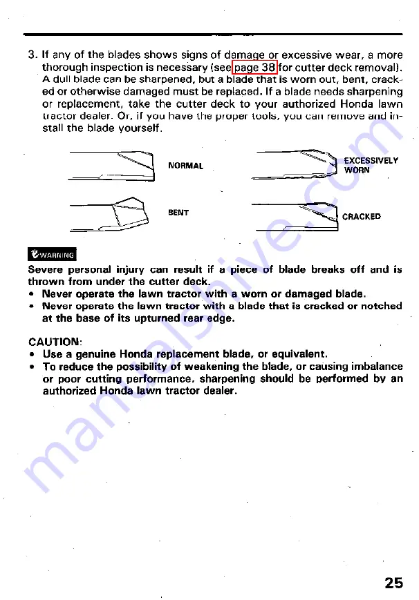 Honda HT4213 Owner'S Manual Download Page 27