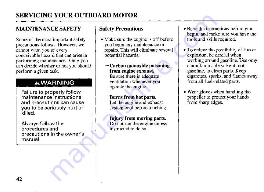 Honda Outboard Motor BF15A Скачать руководство пользователя страница 44